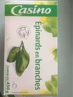 Mängden socker i Epinards en branches surgeles