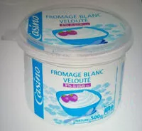 Mängden socker i Fromage blanc velouté 3% de matières grasses sur produit fini