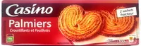 Mängden socker i Palmiers