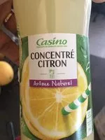 Mängden socker i Concentré citron A utiliser pour vos assaisonnements