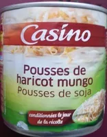 Mängden socker i Pousses de haricot mungo