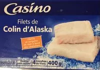 Mängden socker i Filets de colin d'Alaska surgelés