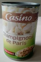 Mängden socker i Champignons de Paris 1er choix émincés