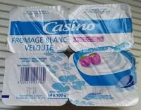 Mängden socker i Fromage blanc velouté 3% de mat. gr. sur produit fini