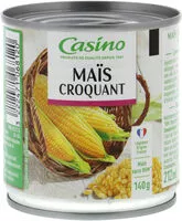 Mängden socker i Maïs doux en grains sous vide