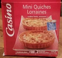 Mängden socker i 2 Quiches Lorraines