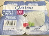 Mängden socker i Fromage blanc velouté 0% mat. gr.