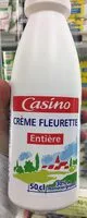 Mängden socker i Crème Fleurette Entière