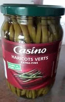 Mängden socker i Haricots verts extra-fins