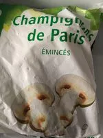 Mängden socker i Champignons de Paris émincés