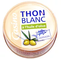 Mängden socker i Thon Blanc (germon) à l'huile d'olive