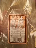 Mängden socker i Baguette sans adjonction de sel