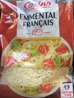 Mängden socker i Emmental français râpé