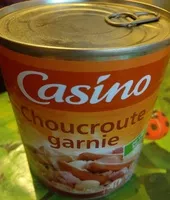 Mängden socker i Choucroute garnie au vin blanc 800g