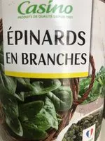 Mängden socker i Epinards en branches