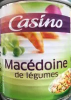 Mängden socker i Macédoine de Legume