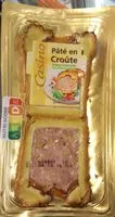 Mängden socker i Pâté en croûte aux pistaches