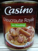 Mängden socker i Choucroute royale au vin blanc