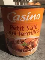Mängden socker i Petit salé aux lentilles