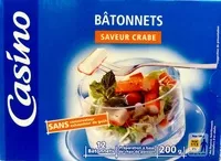 Mängden socker i Bâtonnets de surimi saveur crabe