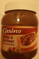 Mängden socker i Pâte à tartiner aux noisettes