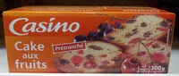 Mängden socker i Cake aux fruits prétranché