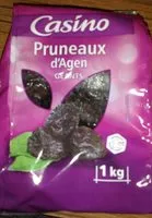 Mängden socker i Pruneaux d'Agen géants
