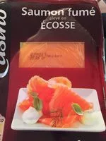 Mängden socker i Saumon fumé élevé en Ecosse 4 tranches