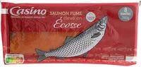 Mängden socker i Saumon fumé élevé en Ecosse 8 tranches