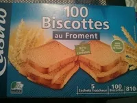 Mängden socker i Biscottes au froment 100 Tranches