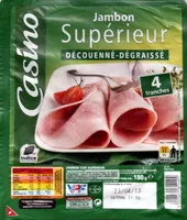 Mängden socker i Jambon Supérieur Découenné - Dégraissé
