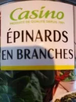 Mängden socker i Epinards en branches