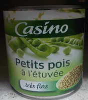 Mängden socker i Petits pois à l'étuvée très fins