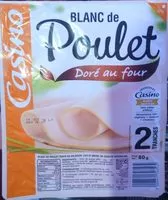 Mängden socker i Blanc de poulet doré au four 2 tranches