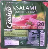 Mängden socker i Salami danois fume