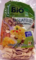 Mängden socker i Tagliatelles à l'Ancienne, aux Œufs frais Bio