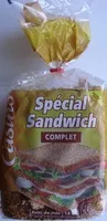 Mängden socker i Pain de mie spécial sandwich complet