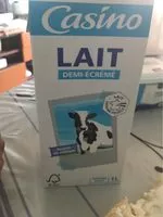 Mängden socker i Lait demi écrémé