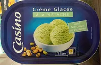 Mängden socker i Crème glacée à la pistache