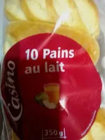 Mängden socker i 10 Pains au lait