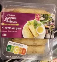 Mängden socker i 4 NEMS AU PORC avec sauce nuocmâm