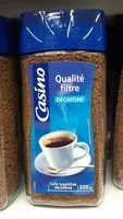 Mängden socker i Qualité filtre décaféiné