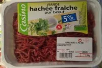 Mängden socker i Viande Hachée Pur Boeuf 5%