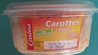 Mängden socker i Carottes râpées