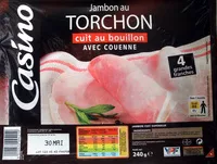 Mängden socker i Jambon au Torchon cuit au bouillon Avec Couenne