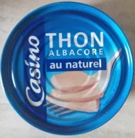 Mängden socker i Thon albacore au naturel