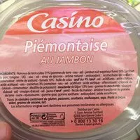 Mängden socker i Piémontaise au jambon