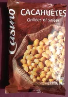 Mängden socker i Cacahuètes grillées et salées