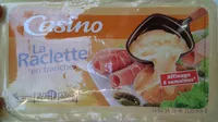 Mängden socker i La Raclette en tranches