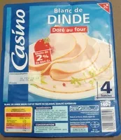 Mängden socker i Blanc de Dinde Doré au four 4 Tranches